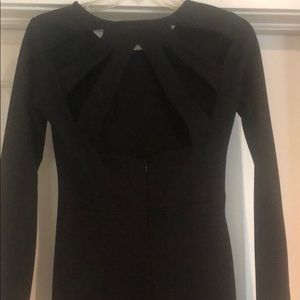 Parker dress with open-back cut-outs